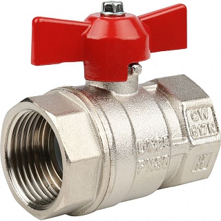 Кран шар. стандартнопроходной баб. ВВ 1" (8/104) (SVB-0012-000025) STOUT