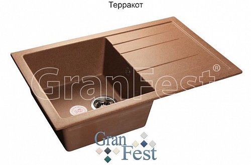Кухонная мойка Granfest  Quadro GF-Q780L