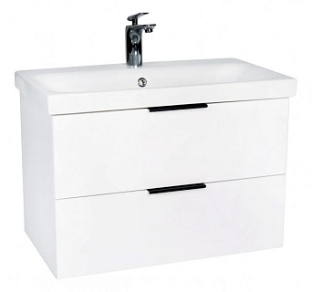 Комплект мебели 80 "Берлин-80" подвесная 2 ящ. белый VIANT (ум.MODUO-80)