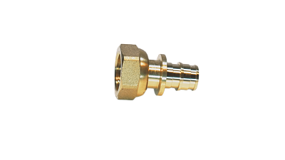 Штуцер с нак. гайкой латунный 16x1/2''  (HFWQE00038) Hipex (50)