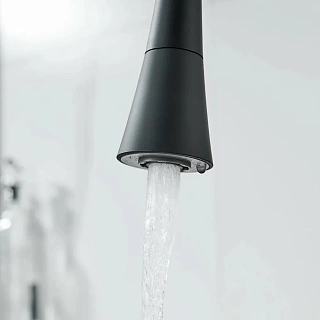 Смеситель д/кухни SHEVANIK гибкий излив черный S543H-3