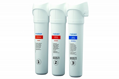 Система фильтрации 3-х стадийная Гейзер Смарт МАКС  16030