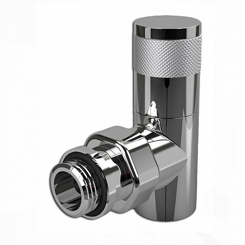 Вентиль ручной регулировки угловой Piano хром. 1/2 