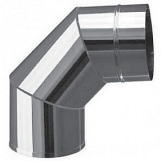 Колено нерж.ст. 0,8мм. уг90 ф200