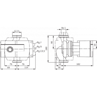 Насос STRATOS 25/1-6 PN6/10 (2090447) без гаек