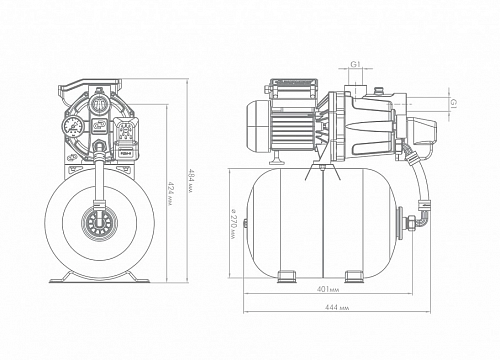 Насосная станция "Джамбо" 55/35П-18