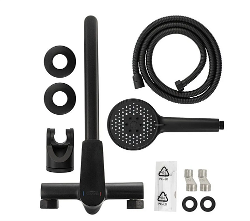 MAGNUS Смеситель д/ванны, ЧЕРНЫЙ код: 8770