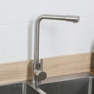 Мойка нерж MELANA 60х45 (3,0х200) сатин с коландером ProfLine (H6045)+ смеситель F8107 в ПОДАРОК!!