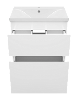 Комплект мебели 60 "Лаки-60" напольная 2 ящ. белый MISTY (ум.Royce Abby-60)
