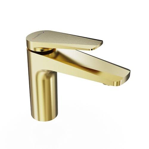 Смеситель д/умывальника "Kin" (KIN-1011) браш.золотоTOKITO