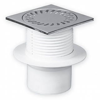 Трап  "MCH"  верт 50\150х150 с фартуком нерж.(440L) (4/1)