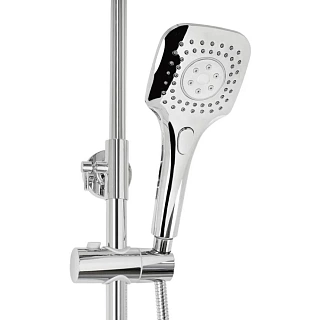 MAGNUS Душ.система с длинным изливом латунь хром (8575)