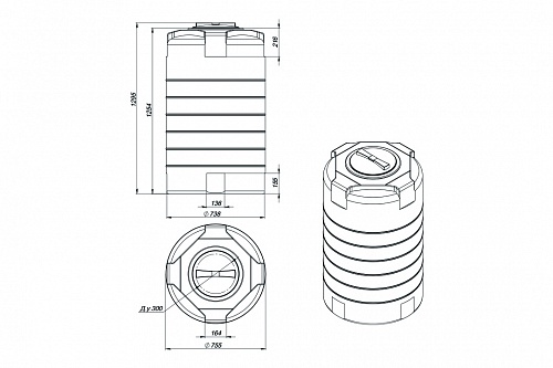 Емкость T 500л