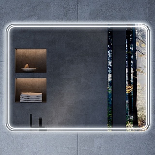 Зеркало 100 "Vincea LED VLM-3MA100 1000?800 c сенсорным выключателем и диммером, 
