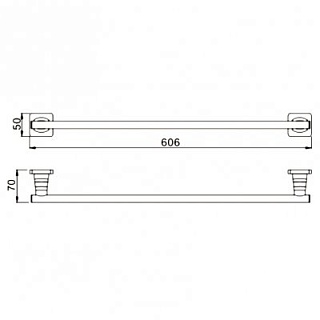 Полотенцедержатель Rose RG1517H