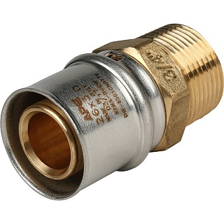 Переходник с наружной резьбой 3/4"х26 для металлопластиковых труб прессовой SFP-0001-003426 STOUT