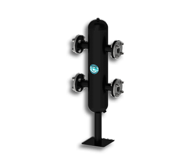 Гидравлический разделитель Север 160 (50ф/ф, 180кВт) в комплекте с опорой