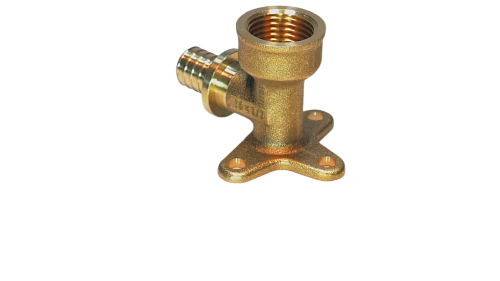 Угольник с креплением латунный 20х1/2'' вн. резьба  (HFWQE00058) Hipex