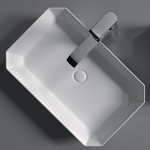 Умывальник накладной "Line" 55см бел. (Самара) 