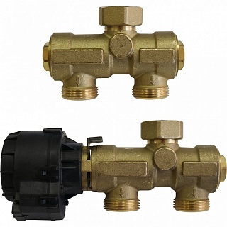 Комплект трехходового клапана для котла+бойлер STOUT (SFB-0001-000001) ВЫГОДА