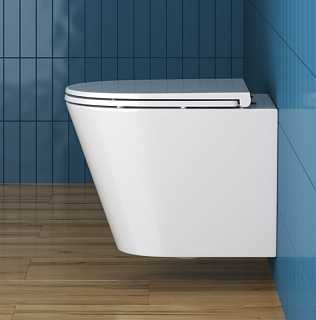 Унитаз подвесной Belbagno "TRE" с сидением BB8001CHR/SC