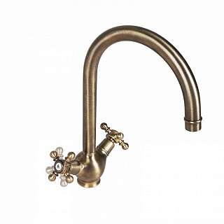 Смеситель для кухни, Sam, бронза, IDDIS, SAMBRJ0i05