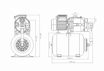 Насосная станция "Джамбо" 70/50П-24