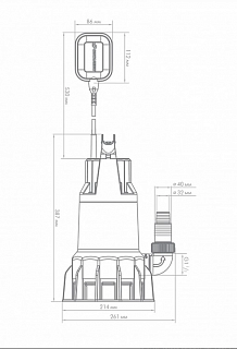 Насос "Фекальник" 330/12 (5402)