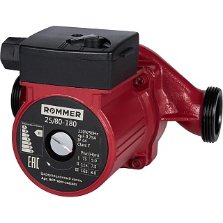 Насос циркуляционный 25/80-180 ( RCP-0002-2581801)  Rommer 