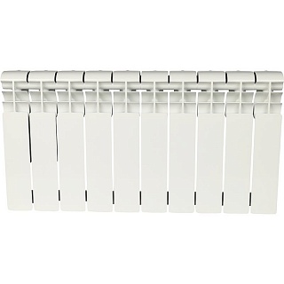 Радиатор бимет. Rommer Profi BM350 11 сек (RAL9016)  