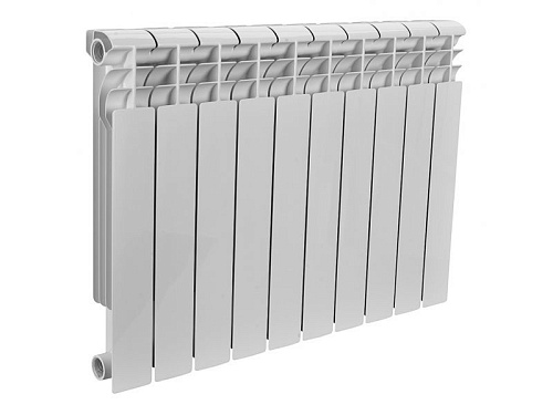 Радиатор бимет. Rommer Optima BM500 12 секций (RAL9016)  