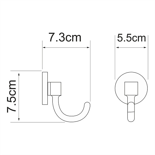 Крючок WasserKRAFT Rhein К-6223