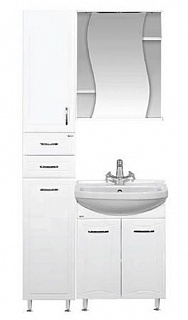 Зеркало-шкаф 55 "Лиана-55" правое (подсветка) MISTY 