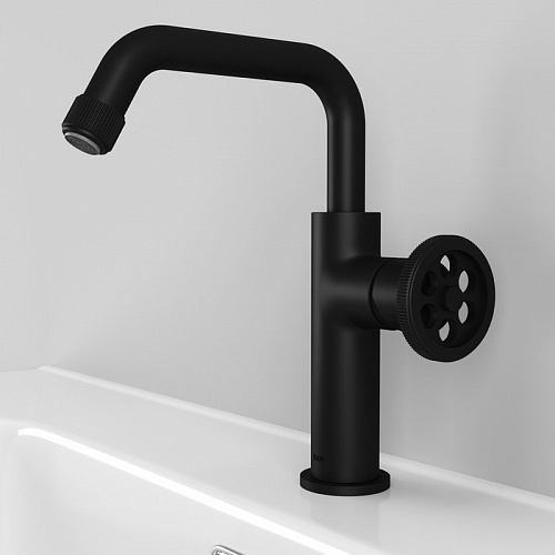 Смеситель для умывальника, черный, Grange, IDDIS, GRABLR0i01