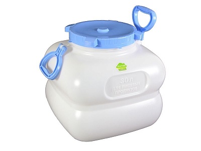 Фляга пищевая "Гранде" 30л с ручками белая С909БЕЛ ВЫГОДА