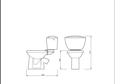 Унитаз-комп "Комфорт",бачок пласт. тип2 с полкой (арт.8) ,сидение(Минск квадрат.)(доп.:крепеж к полу+манжета конус+2 хомута)