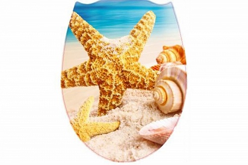 Сиденье д/унитаза FOR-LID21 пластик. БРИЗ