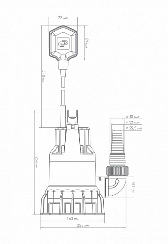 Насос "Фекальник" 115/5 (5307)