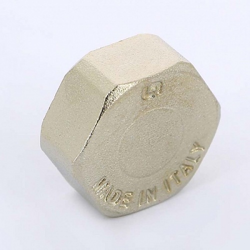 Заглушка 1" на трубу,  гайка никель Uni-Fitt 607N4000