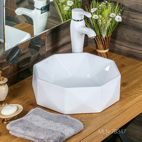 Умывальник фигурный 78347 MELANA