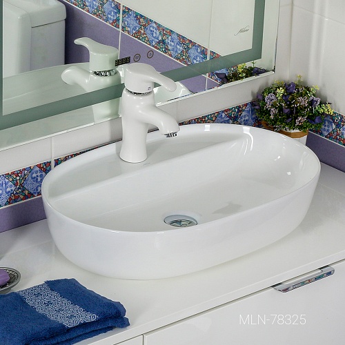 Умывальник фигурный 78325 MELANA