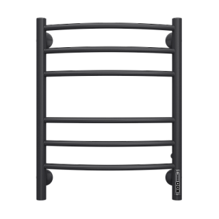 Полотенцесушитель "Классик" 450х600 П6 КС электро черный матовый (RAL 9005) TERMINUS 