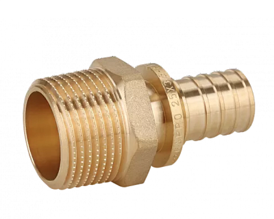 Переходник н/р 20-3/4" латунь (10/110) (G1307.2005) GAPPO