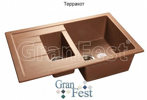 Кухонная мойка Granfest  Quadro GF-Q775KL