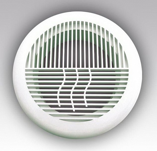 Решетка 10РПКФ Ду100мм,наружный диаметр 145мм, бел (33)