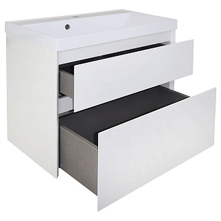 Комплект мебели 70 "Слим-70" подвесная белая Водолей (ум.Classica Slim-70) 