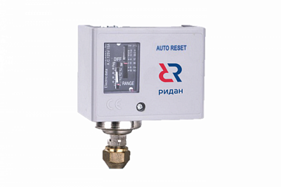Реле давления KPI35R, G1/4", P=-0,2...7.5 бар, dP=0,7...4.0 бар (060-121766R) РИДАН
