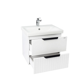 Комплект мебели 50 "Сицилия-50" подвесная 2 ящика белый  VIANT (ум.MODUO-50)