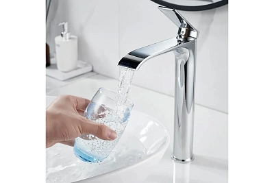 Смеситель д/раковины SHEVANIK хром высокий S4111