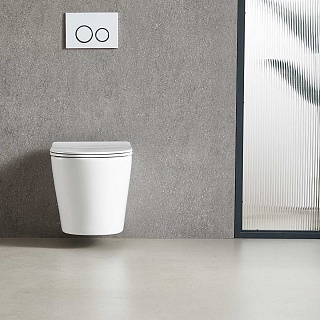 Унитаз подвесной безободковый Vincea "Piatti" Tornado белый .сиденье slim м/л  VT1-11T ВЫГОДА